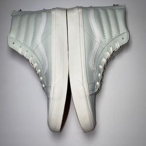 New Vans Sk8 High Top Zipper Back Womens Size 7.5 Mens Size 6 Light Mint 721454